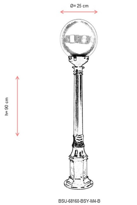 Opviq Lámpara de Suelo Exterior Negra con Casquillo E27 Opviq Lámpara de Suelo Exterior Negra con Casquillo E27